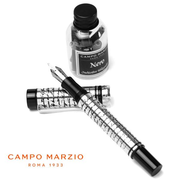 万年筆 カンポマルツィオ CAMPO MARZIO FILIGREE SCRITTA 万年筆 シルバ...