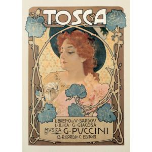 ポスター オペラ TOSCA トスカ CR131 イタリア製 インテリア おしゃれ I.F.I ポス...