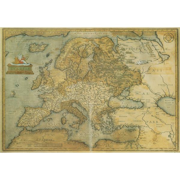 ポスター イタリア ヨーロッパ I.F.I ポスター 50×70 MAPPA EUROPA CR01...