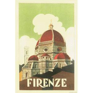 ポスター イタリア フィレンツェ I.F.I  ポスター 50×70 FIRENZE CUPOLA CR034 インテリア｜adesso-nip