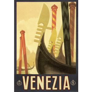 ポスター イタリア ヴェネチア I.F.I ポスター 50×70 VENEZIA GONDOLE CR035 インテリア｜adesso-nip