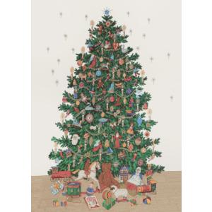 ポスター クリスマス イタリア I.F.I ポスター 50×70 ALBERO DI NATALE CR040 クリスマスツリー インテリア｜adesso-nip