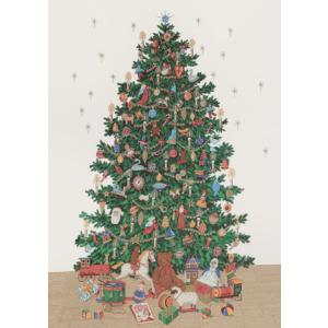 ポスター クリスマス イタリア I.F.I ポスター 50×70 ALBERO DI NATALE CR040 クリスマスツリー インテリア