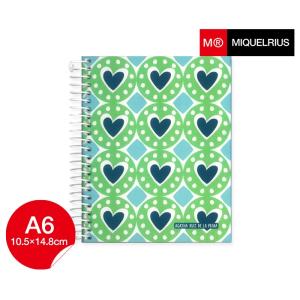 ノート 方眼 ミケルリウス MIQUELRIUS Agatha Ruiz De La Prada ノート Badges A6 方眼｜adesso-nip