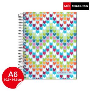 ノート 方眼 ミケルリウス MIQUELRIUS Agatha Ruiz De La Prada 2435 Zigzag アガタ ノート A6 方眼｜adesso-nip