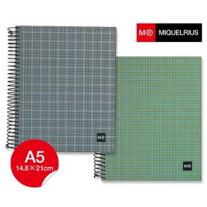 ノート 方眼 ミケルリウス MIQUELRIUS MR Tartan ノート A5 方眼｜adesso-nip