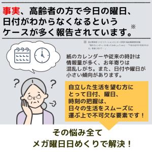 ADESSO(アデッソ) メガ曜日 デジタルカ...の詳細画像4