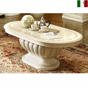 センターテーブル アンティーク ホワイト系 イタリア製 italy-15-123caf｜adesugata-furniture