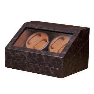 腕時計 収納ケース 10本 ワインディングマシーン OY-04 自動巻き上げ機能4本 コレクション 茶色 OY-04 ブラウン(BR)｜サカベ公式アドホックスタイル家具SHOP