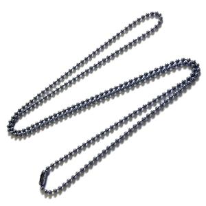 ステンレス ボールチェーン 2.5mm玉 76.5cm / ドッグタグ ネックレス