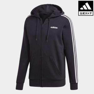 返品可 セール価格 アディダス公式 ウェア 服 トップス adidas M CORE 3ストライプス フルジップーパーカー  トレーナー