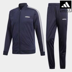 返品可 送料無料 アディダス公式 ウェア・服 セットアップ adidas M CORE 3ストライプス トリコットトラックスーツ 上下 es23fw