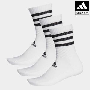 アディダス公式 アクセサリー ソックス adidas スリーストライプス クッション クルー ソックス 3足組み [3…の商品画像