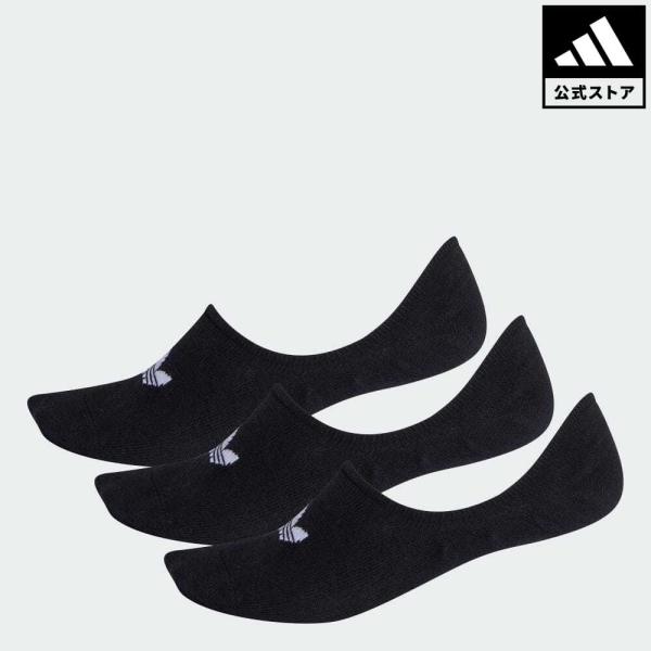 返品可 アディダス公式 アクセサリー ソックス・靴下 adidas ノーショー ソックス 3足組 母...