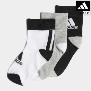 セール価格  アディダス公式 アクセサリー ソックス・靴下 adidas 子供用 アンクル ソックス 3足組み [Ankle Socks 3 Pairs]