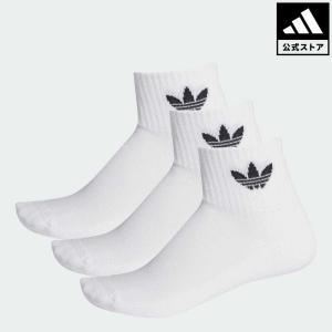 返品可 アディダス公式 アクセサリー ソックス・靴下 adidas ミッドカットクルーソックス 3足組 ALOR fd24