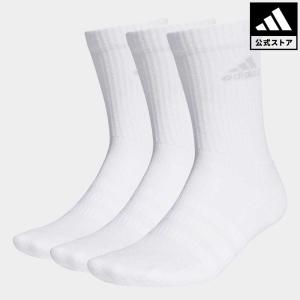 返品可 アディダス公式 アクセサリー ソックス・靴下 adidas クッション クルー ソックス 3足組み [Cushioned Crew Socks 3 Pairs]
