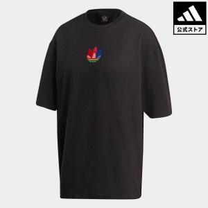 返品可 アディダス公式 ウェア・服 トップス adidas アディカラー 3D トレフォイル 半袖Tシャツ 半袖