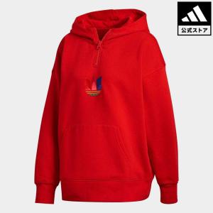 期間限定SALE 03/11 17:00〜03/14 16:59  アディダス公式 ウェア 服 トップス adidas アディカラー 3D トレフォイル ハーフジップパーカー トレーナ