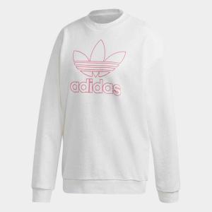 返品可 セール価格 アディダス公式 ウェア・服 トップス adidas アウトライン トレフォイル クルー スウェット