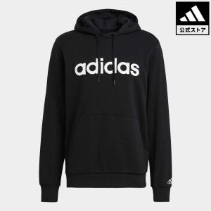 期間限定SALE 03/03 17:00〜03/08 16:59 返品可 アディダス公式 ウェア 服 トップス adidas エッセンシャルズ フレンチテリー リニアロゴ パーカー トレー