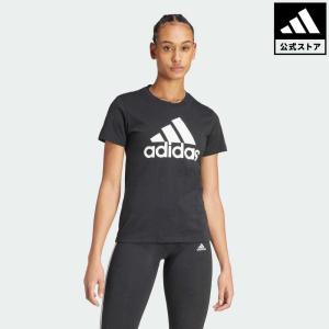 返品可 アディダス公式 ウェア・服 トップス adidas W ESS ビッグロゴ Tシャツ 半袖 母の日｜adidas