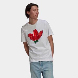 セール価格 返品可 アディダス公式 ウェア・服 トップス adidas ストロベリー トレフォイル Tシャツ 半袖