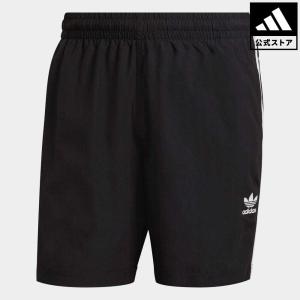 返品可 アディダス公式 ウェア・服 水着 adidas アディカラー クラシックス スリーストライプ スイムショーツ summershop22 es23fw