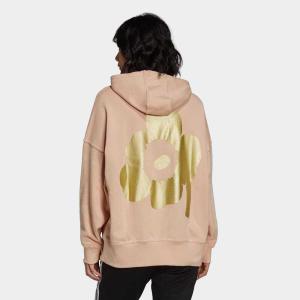 セール価格 返品可 アディダス公式 ウェア・服 トップス adidas マリメッコ ゴールデンフラワーグラフィック オーバーサイズ パーカー トレーナー