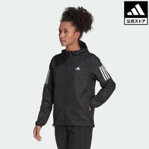 返品可 セール価格 アディダス公式 ウェア・服 アウター adidas オウン ザ ラン フード付き ランニング ウインドブレーカー ランニングウェア