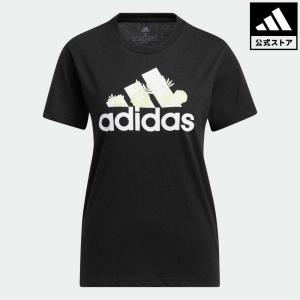 返品可 アディダス公式 ウェア・服 トップス adidas SuperHer フローラル グラフィックロゴ 半袖Tシャツ 半袖｜adidas