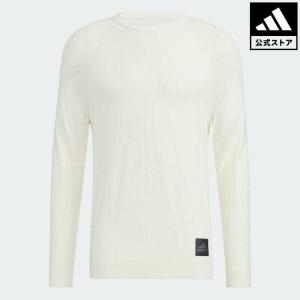 アディダス公式 ウェア服 トップス ゴルフ adidas リブパターン 長袖クルーネックセーター Gnotの商品画像