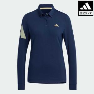 期間限定SALE 05/24 17:00〜05/27 16:59 返品可 アディダス公式 ウェア・服 トップス ゴルフ adidas ビッグアディダスロゴ 長袖ストレッチボタンダウンシャ｜adidas