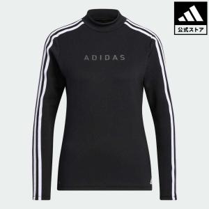 期間限定SALE 05/24 17:00〜05/27 16:59 返品可 アディダス公式 ウェア・服 トップス ゴルフ adidas スリーストライプス 長袖モックネックシャツ Gnot｜adidas