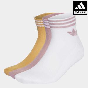 返品可 アディダス公式 アクセサリー ソックス・靴下 adidas トレフォイル アンクルソックス 3足組み [TREFOIL ANKLE SOCKS 3 PAIRS] ALOR