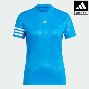 返品可 アウトレット価格 アディダス公式 ウェア・服 トップス ゴルフ adidas デボス加工 モックネックシャツ Gnot｜adidas