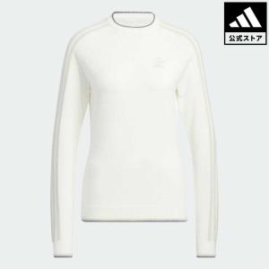 期間限定SALE 05/24 17:00〜05/27 16:59 返品可 アディダス公式 ウェア・服 トップス ゴルフ adidas スリーストライプス 長袖クルーネックセーター Gnot｜adidas