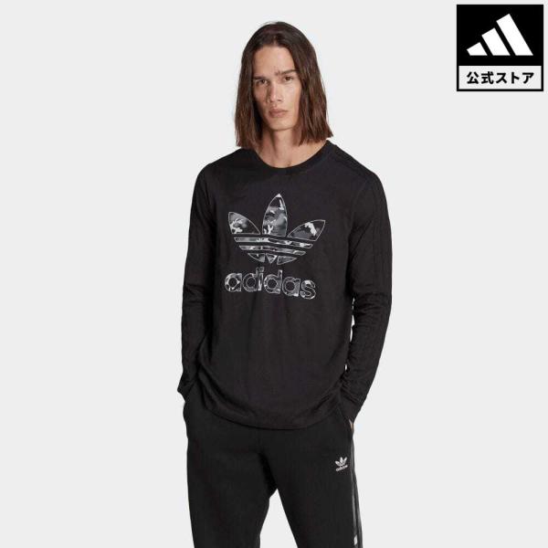 返品可 セール価格 アディダス公式 ウェア・服 トップス adidas グラフィック カモストライプ...