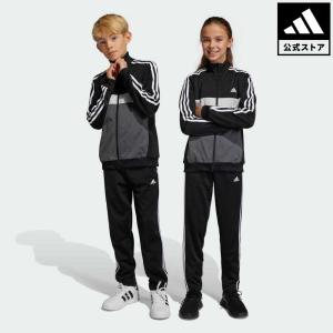 返品可 アディダス公式 ウェア 服 セットアップ adidas エッセンシャルズ スリーストライプス ティベリオ トラックスーツ 上下