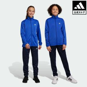 返品可 アディダス公式 ウェア・服 セットアップ adidas エッセンシャルズ ビッグロゴ トラックスーツ 上下
