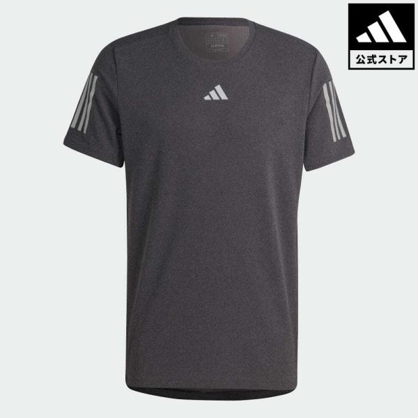 返品可 セール価格 アディダス公式 ウェア・服 トップス adidas オウン ザ ラン ヘザー半袖...