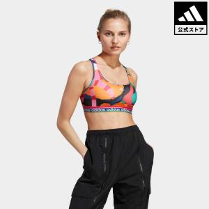 返品可 アディダス公式 ウェア 服 トップス adidas W TRN FARM ミディアムサポートブラ