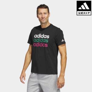 返品可 アディダス公式 ウェア・服 トップス adidas マルチリニア スポーツウェア グラフィック半袖Tシャツ 半袖｜adidas