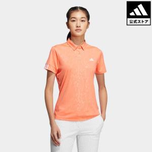 返品可 セール価格 アディダス公式 ウェア・服 トップス ゴルフ adidas エンボスプリント 半袖ボタンダウンシャツ｜adidas