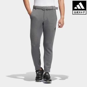 返品可 セール価格 アディダス公式 ウェア・服 ボトムス ゴルフ adidas ビッグ アディダスロゴ ダンボールニット ジョガーパンツ｜adidas