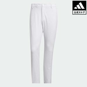 返品可 セール価格 アディダス公式 ウェア・服 ボトムス ゴルフ adidas EX STRETCH シアサッカーアンクルパンツ｜adidas