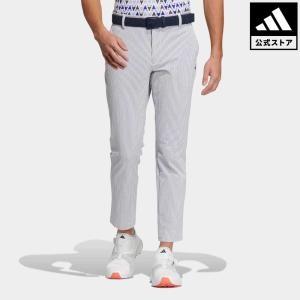 返品可 セール価格 アディダス公式 ウェア・服 ボトムス ゴルフ adidas EX STRETCH シアサッカーアンクルパンツ｜adidas