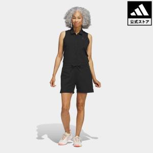 期間限定SALE 05/24 17:00〜05/27 16:59 返品可 アディダス公式 ウェア・服 ボトムス ゴルフ adidas ボタンフロント ノースリーブロンパース｜adidas