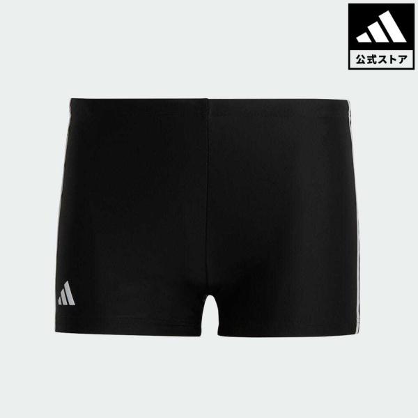 返品可 アディダス公式 ウェア・服 水着 adidas クラシック スリーストライプス スイムボクサ...