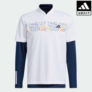 期間限定SALE 05/24 17:00〜05/27 16:59 返品可 アディダス公式 ウェア・服 トップス ゴルフ adidas チェストプリント レイヤードシャツ｜adidas